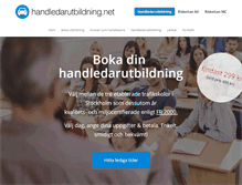 Tablet Screenshot of handledarutbildning.net
